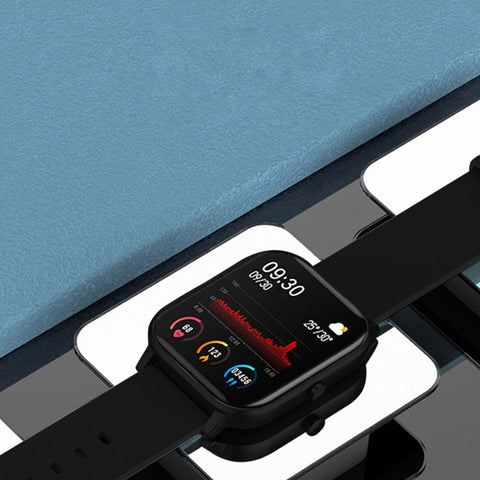 Waterproof Smart Watch Heart Rate Monitor P8 Black