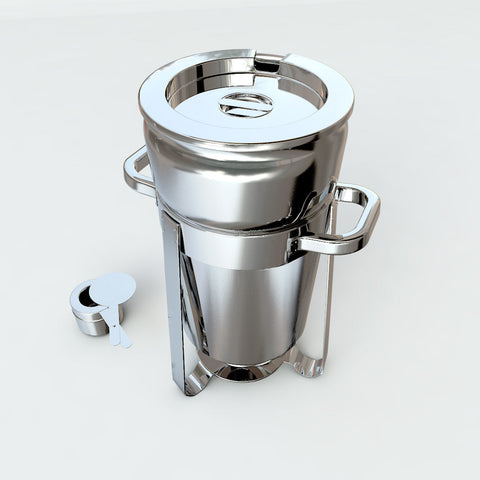 11L Round Stainless Steel Marmite Chafing Dish