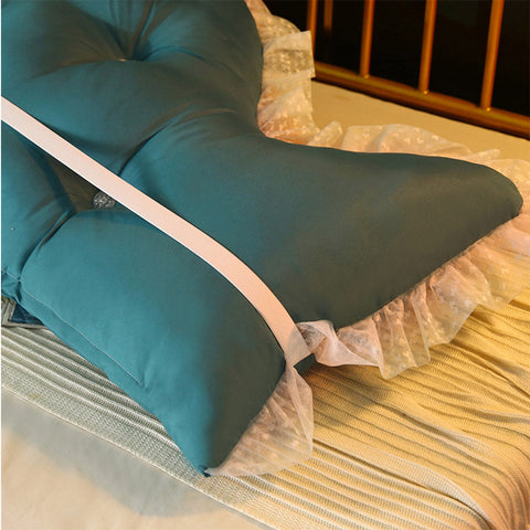 120cm Blue Princess Headboard Pillow