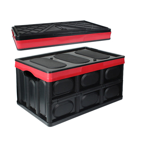 30L Collapsible Car Trunk Storage Box Black