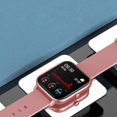 Waterproof Smart Watch Heart Rate Monitor P8 Pink