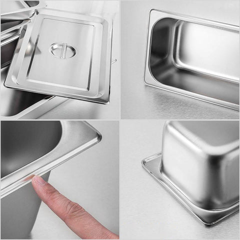 Gastronorm GN Pan Full Size 1/3 GN Pan 20cm Deep