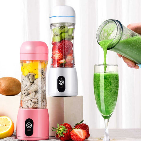 380ml Portable Rechargeable Handheld Juicer Blue