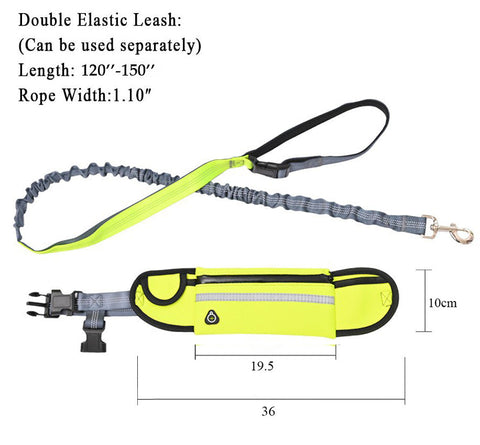 Yellow Adjustable Pet Leash