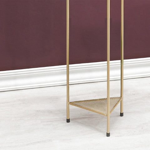 65CM Gold/Blue 2 Layer Plant Stand