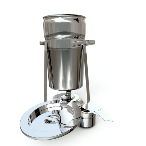 7L Round Stainless Steel Marmite Chafing Dish