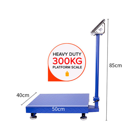300kg Electronic Platform Scale Blue
