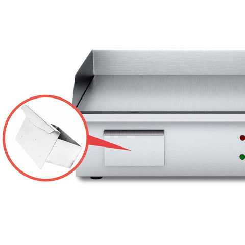 2200W Electric Stainless Steel Flat Griddle