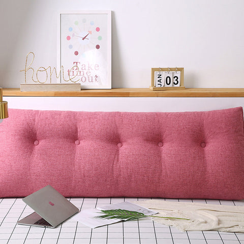 180cm Pink Wedge Bed Cushion