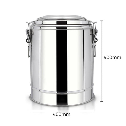 35L Stainless Steel Insulated Stock Pot Dispenser