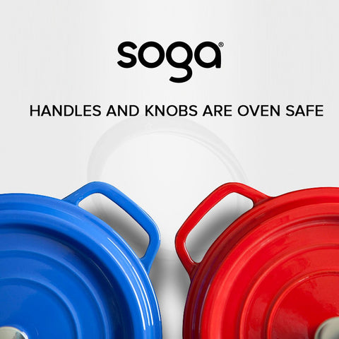 Cast Iron Porcelain Casserole 2.7L Red 22cm