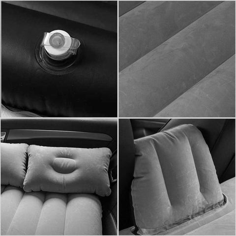Portable Car Set Inflatable Air Bed Mattress Storage Organiser Handheld Vacuum Cleaner Orange