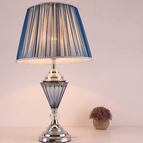 Elegant Table Lamp with Warm Shade