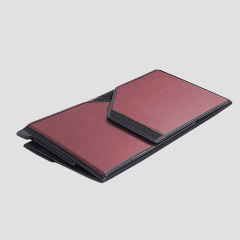 Leather Car Boot Foldable Trunk Cargo Organizer Box Red Medium