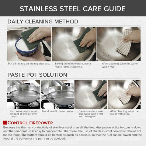 2 Tier Commercial 304 Stainless Steel Steamer 40*26cm