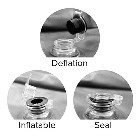 Portable Car Set Inflatable Air Bed Mattress Storage Organiser Handheld Vacuum Cleaner Orange