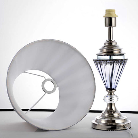 Elegant Table Lamp with Warm Shade