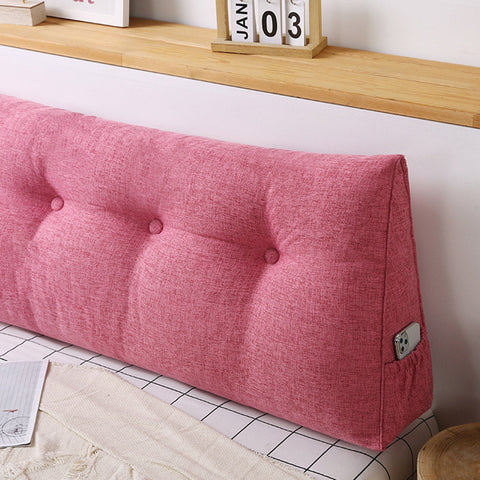 120cm Pink Wedge Bed Cushion