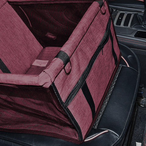 Waterproof Car Seat Portable Dog Carrier Bag Red
