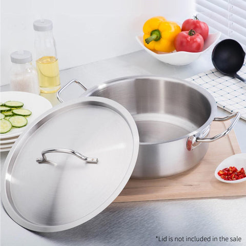 23L Top Grade 18/10 Stainless Steel Stockpot No Lid