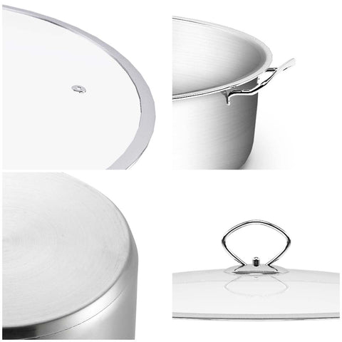 32cm Stainless Steel Casserole