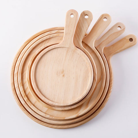 6  inch Round Premium Wooden Board Paddle