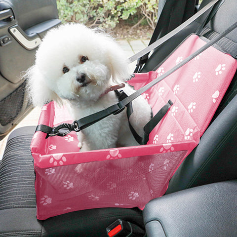 Waterproof Car Seat Pet Booster Pink