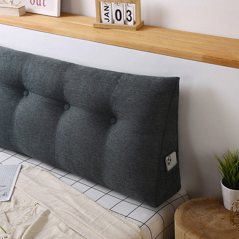 150cm Grey Wedge Bed Cushion