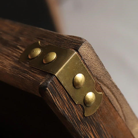 Small Walnut Rectangle Wooden Tray