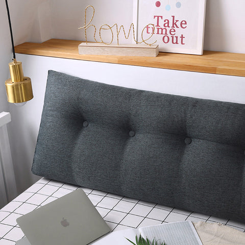 150cm Grey Wedge Bed Cushion