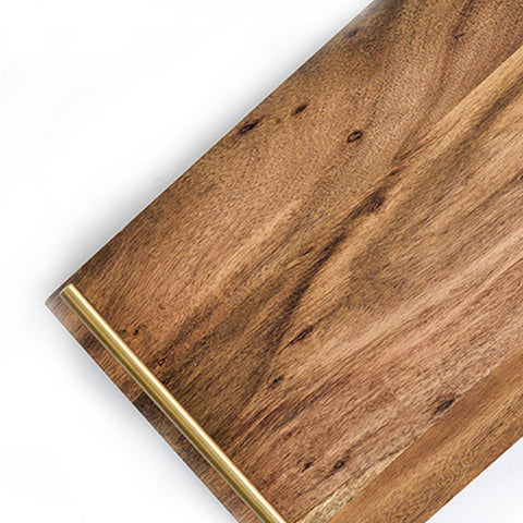 30cm Brown Rectangle Wooden Acacia Board
