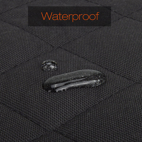 600D Oxford Waterproof Pet Back Seat Mat Black