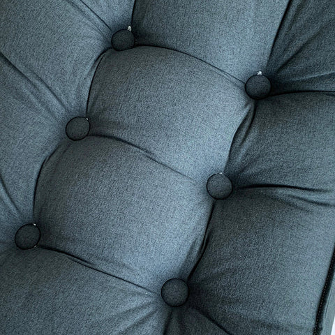 60cm Grey Wedge Lumbar Pillow