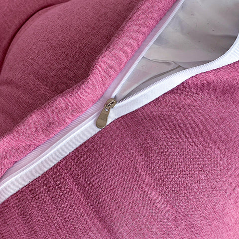 60cm Magenta Wedge Lumbar Pillow