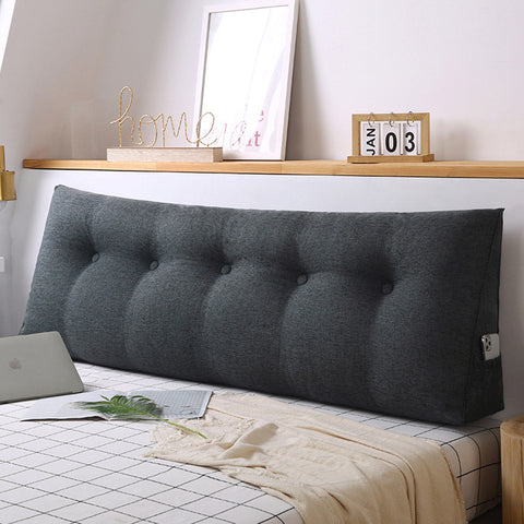 150cm Grey Wedge Bed Cushion