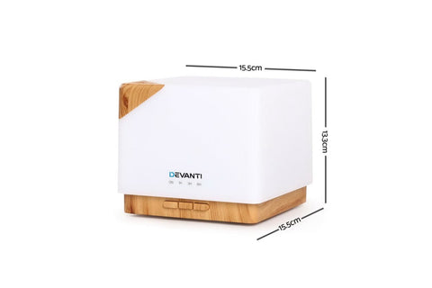 DEVANTi Aroma Diffuser Air Humidifier Night Light - Measurement 