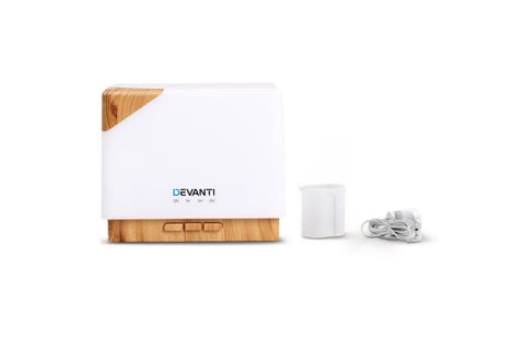 DEVANTi Aroma Diffuser Air Humidifier Night Light 600ml