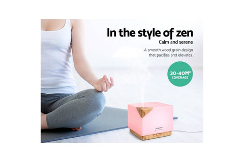 DEVANTi Aroma Diffuser Air Humidifier Night Light 600ml