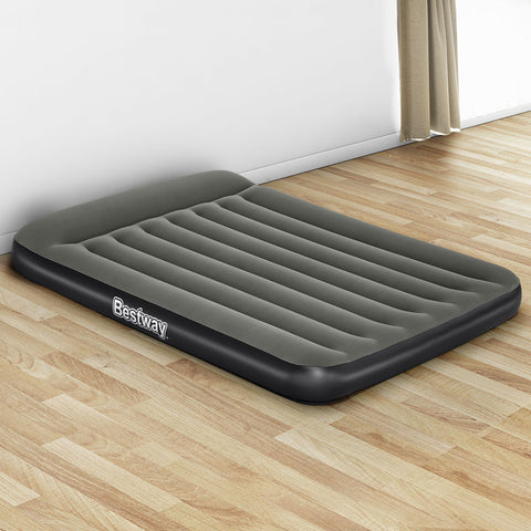 Bestway Air Mattress Double Bed Flocked Inflatable Camping Beds 30CM