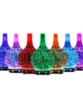 Aroma Diffuser 3D LED Light Oil Firework Air Humidifier 100ml - Terrific Buys 