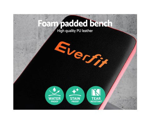Everfit Multi-Station Weight Bench Press Red