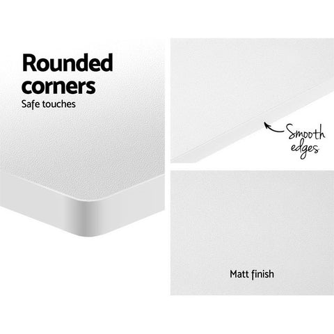 Artiss Standing Desk Electric Height Adjustable Sit Stand Desks Table White