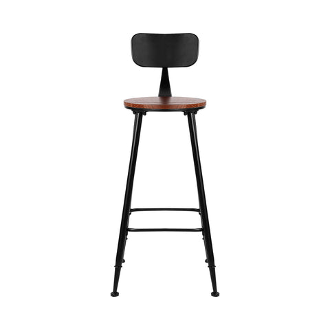 Artiss 4x Vintage Industrial Bar Stool Retro Barstools Dining Chairs Kitchen