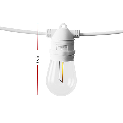 Jingle Jollys 41m LED Festoon Light Outdoor String Lights Christmas Party Decor
