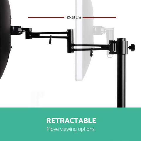 Adjustable Monitor Arm Desk Mounted - Black