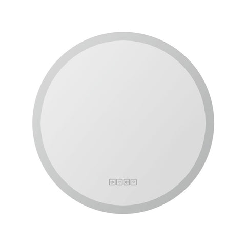 Embellir Bluetooth LED Wall Mirror With Light 60CM Bathroom Decor Round Mirrors