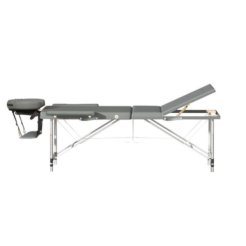 Zenses Massage Table Portable Aluminium 2 Fold Massages Bed Beauty Therapy 55cm