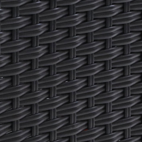 Gardeon Outdoor Patio Furniture Recliner Chairs Table Setting Wicker Lounge 5pc Black