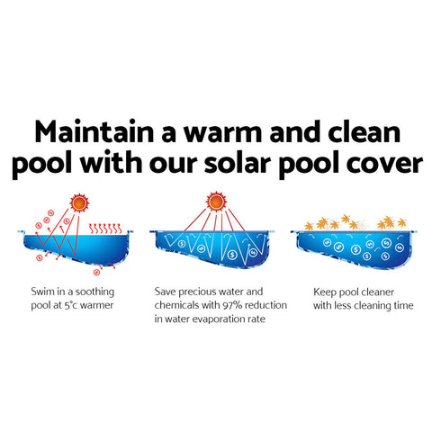 Aquabuddy Solar Swimming Pool Cover 8M X 4.2M
