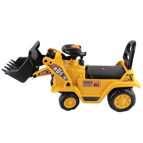 Keezi Kids Ride On Bulldozer - Yellow